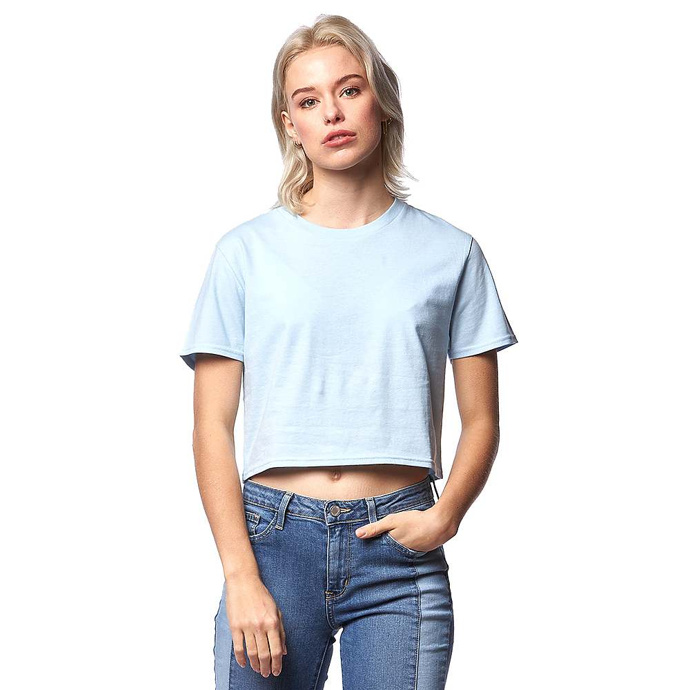 RELAXED FIT CROPPED TEE (4.3 oz) -DTF
