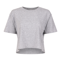 RELAXED FIT CROPPED TEE (4.3 oz) -DTF