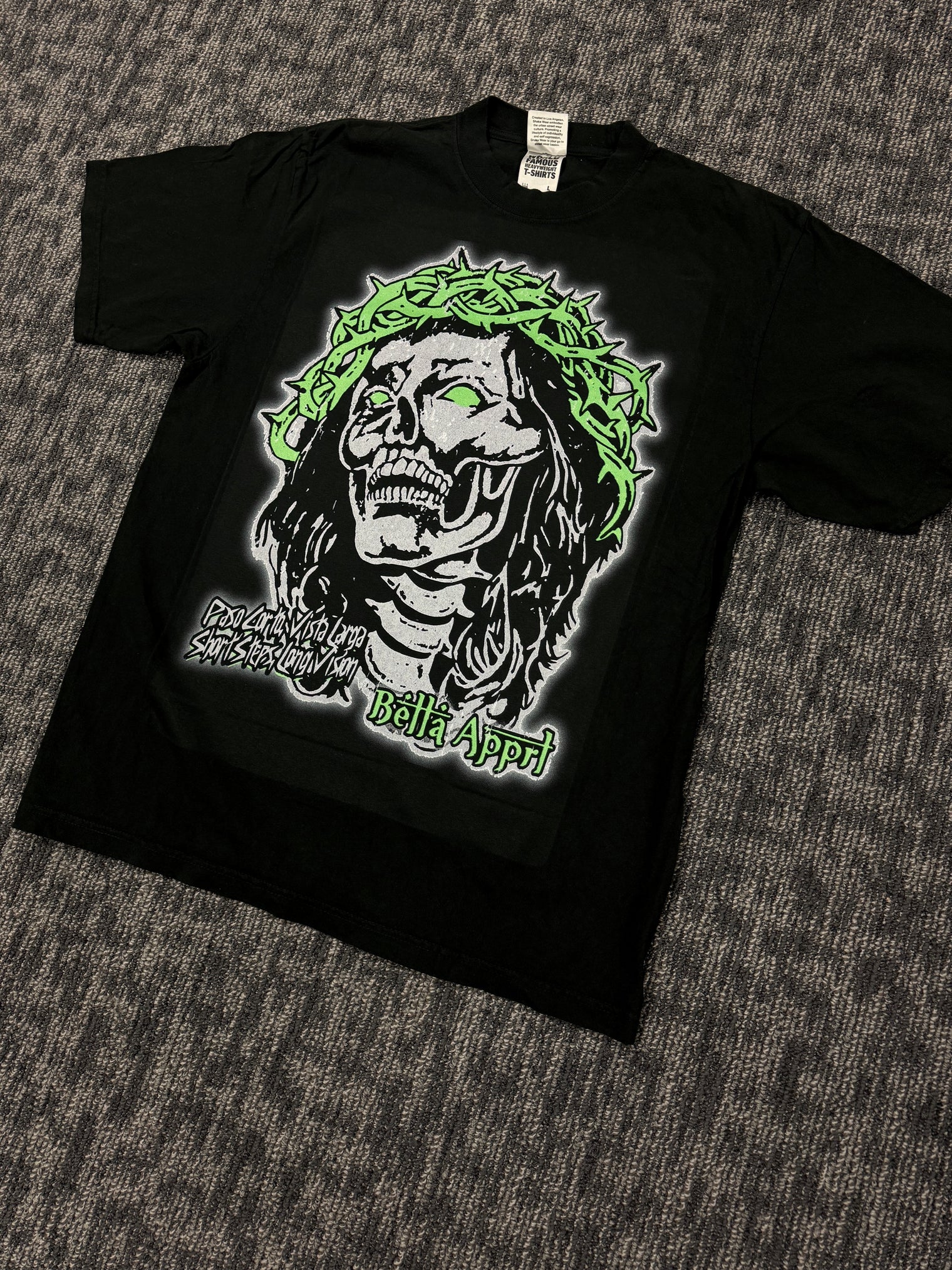 Shaka Wear (BLACK ) SHGD Unisex Garment-Dyed T-Shirt-DTG