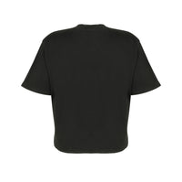 (NO MINIMUM) RELAXED FIT CROPPED TEE (Black) (Women’s)DTF PRINT