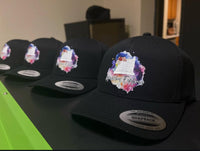 (NO MINIMUM) Printed Hats (Snap Backs  Curved Visor)