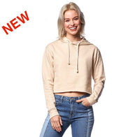DTF Women’s Crop Hoodie-3 Color Options