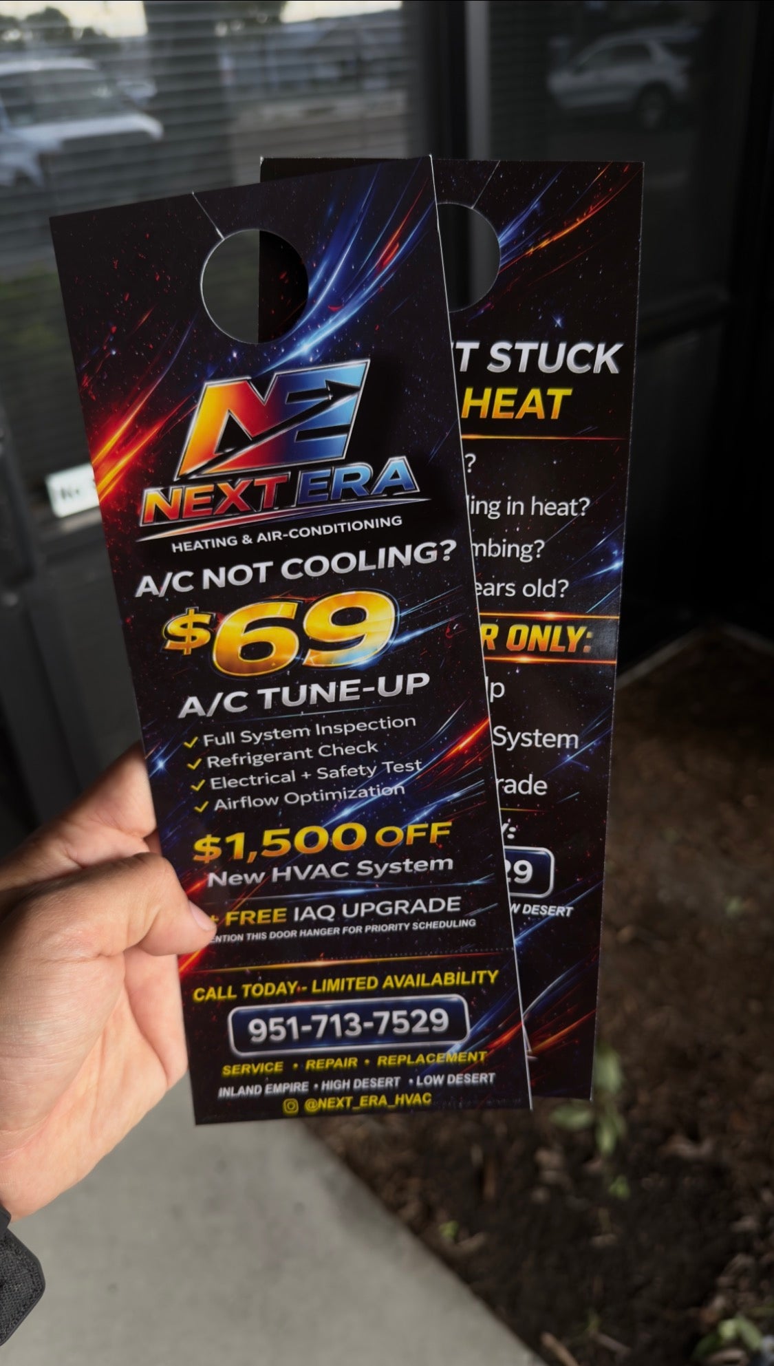 PREMIUM DOOR HANGERS 4.25”x11”
