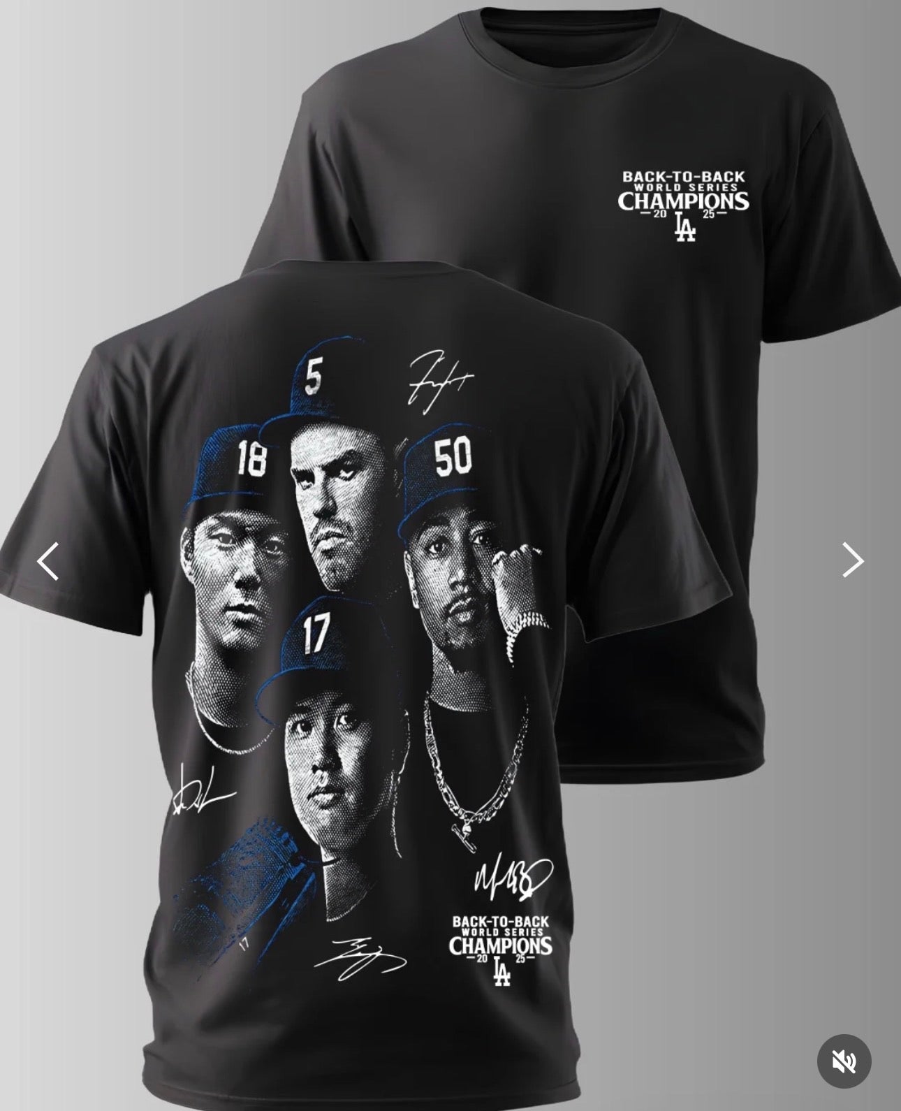 World Series Champs Tee Back2Back ( Premium Black Cotton Tee )