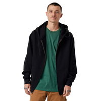 Premium (Black) Zip up Hoodie (9oz)-DTF