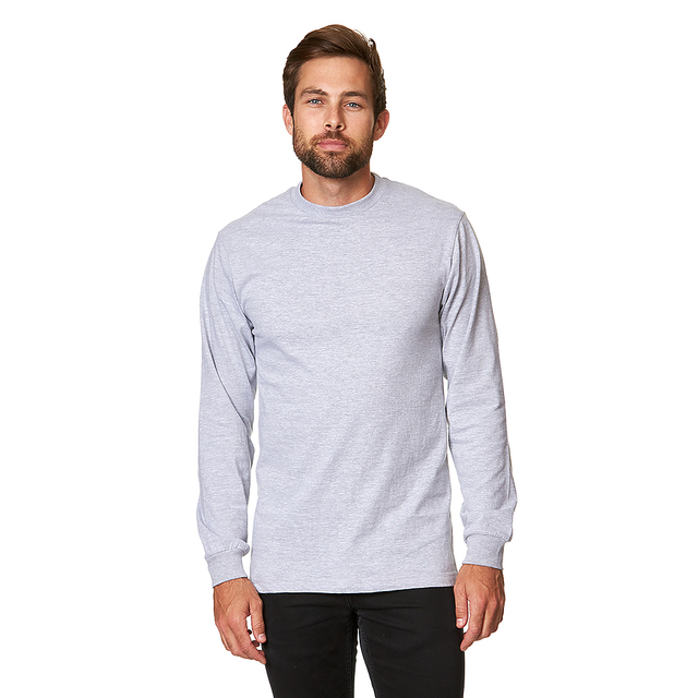 MEN'S HEAVY LONG SLEEVE TEE (6oz.) -DTF