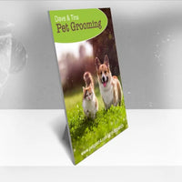 White PVC Counter Card Displays