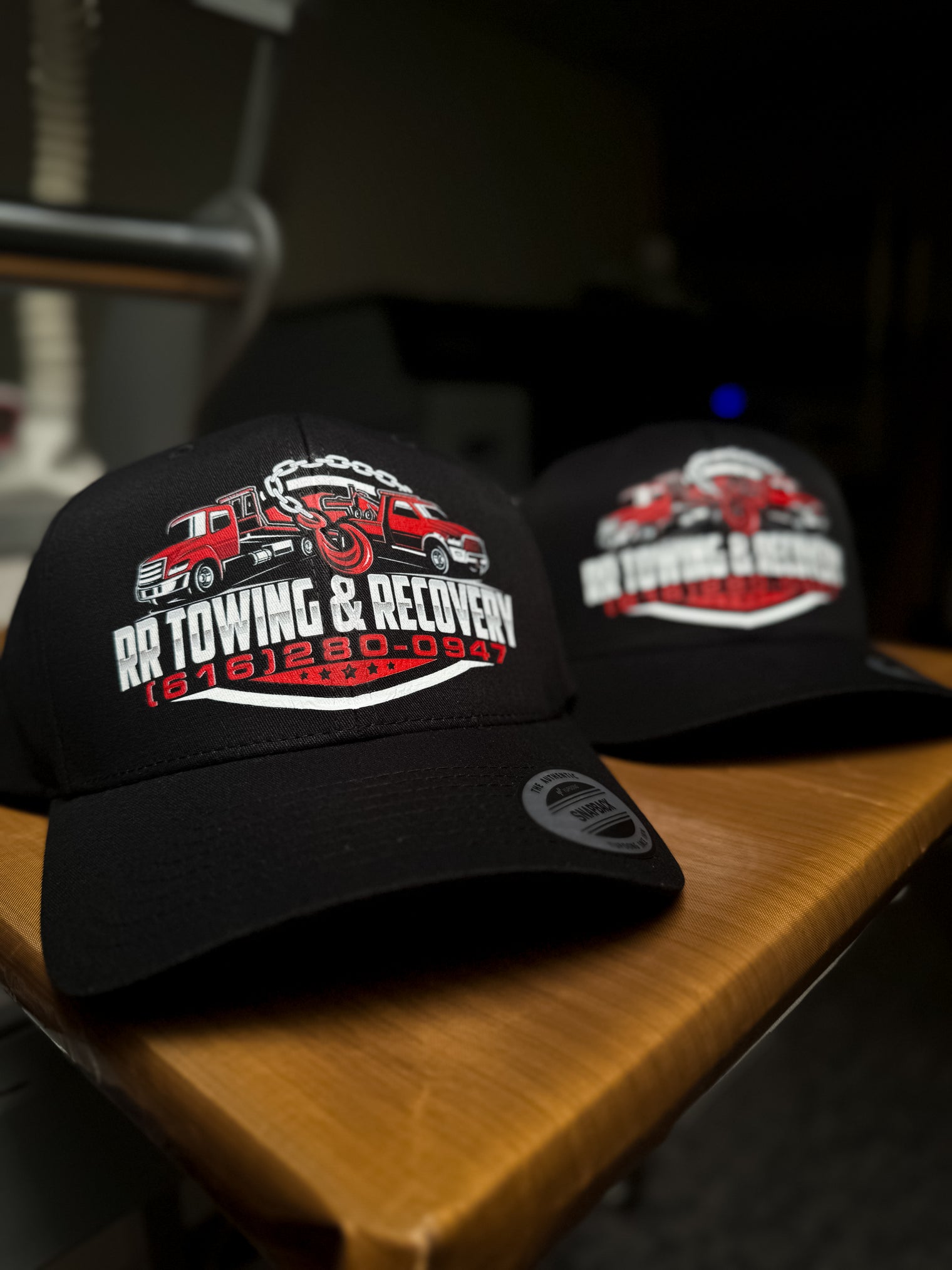 (NO MINIMUM) Printed Hats (Snap Backs  Curved Visor)