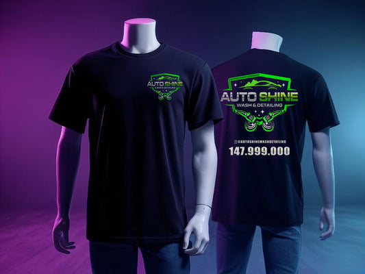 Black Custom T-Shirts
