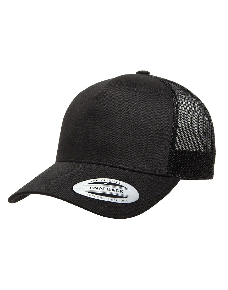 YP Classics® 5-Panel Retro Trucker Cap-DTF PRINTING