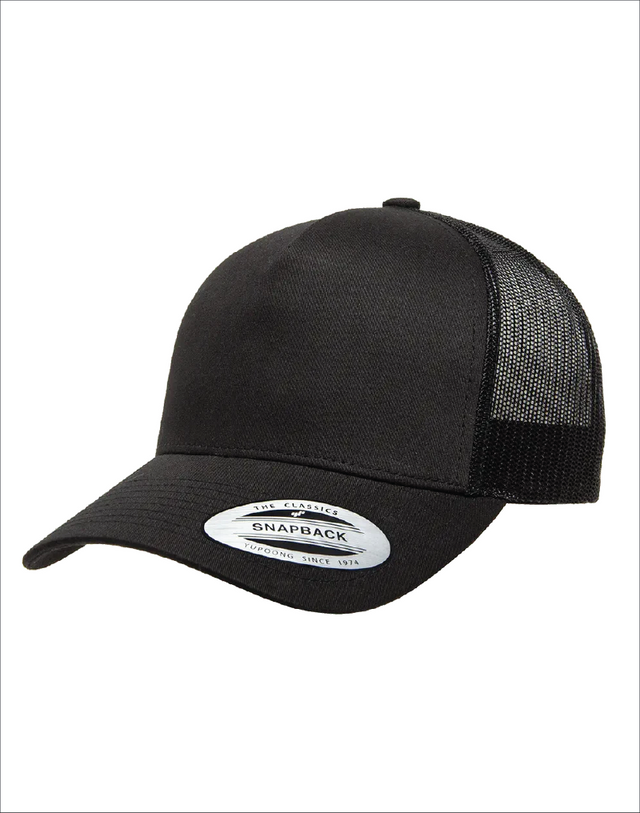 YP Classics® 5-Panel Retro Trucker Cap-DTF PRINTING