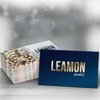 Raised Foil Business Cards