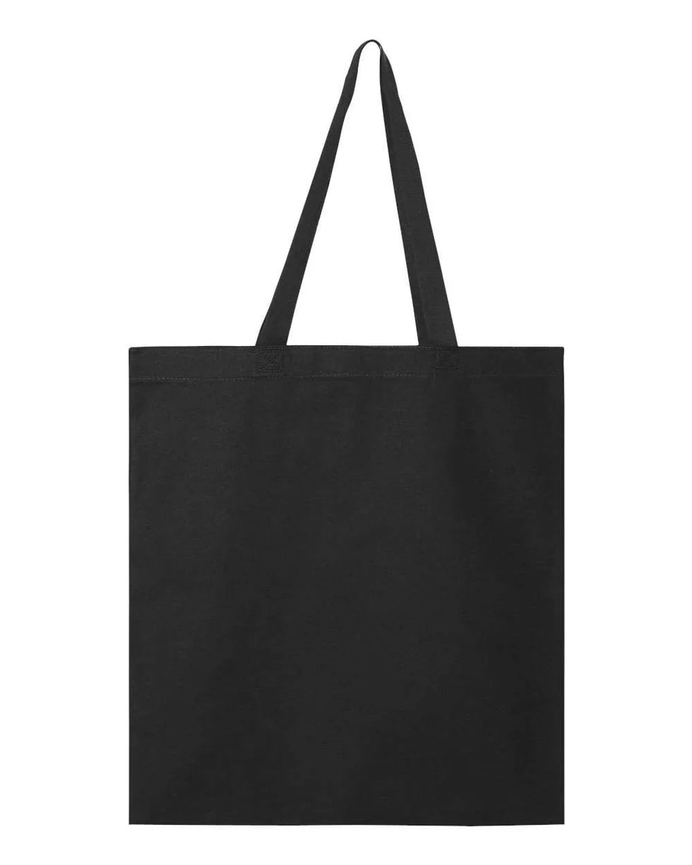 (NO MINIMUM) 14"(W) x13"(H)  Q800 Promotional Black Tote